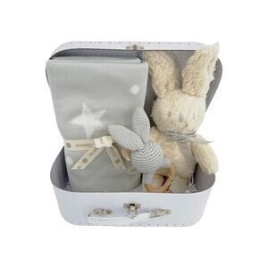 THE BLUEBERRY HILL Star Moon Bunny Gift Set Paperboard Suitcase Large